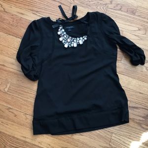 Darling Black Banana Republic blouse
